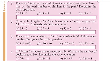 Class 4 PSEB Maths World (Maths book)-  Fundamental operations on numbers Chapter 2 (Part 3)