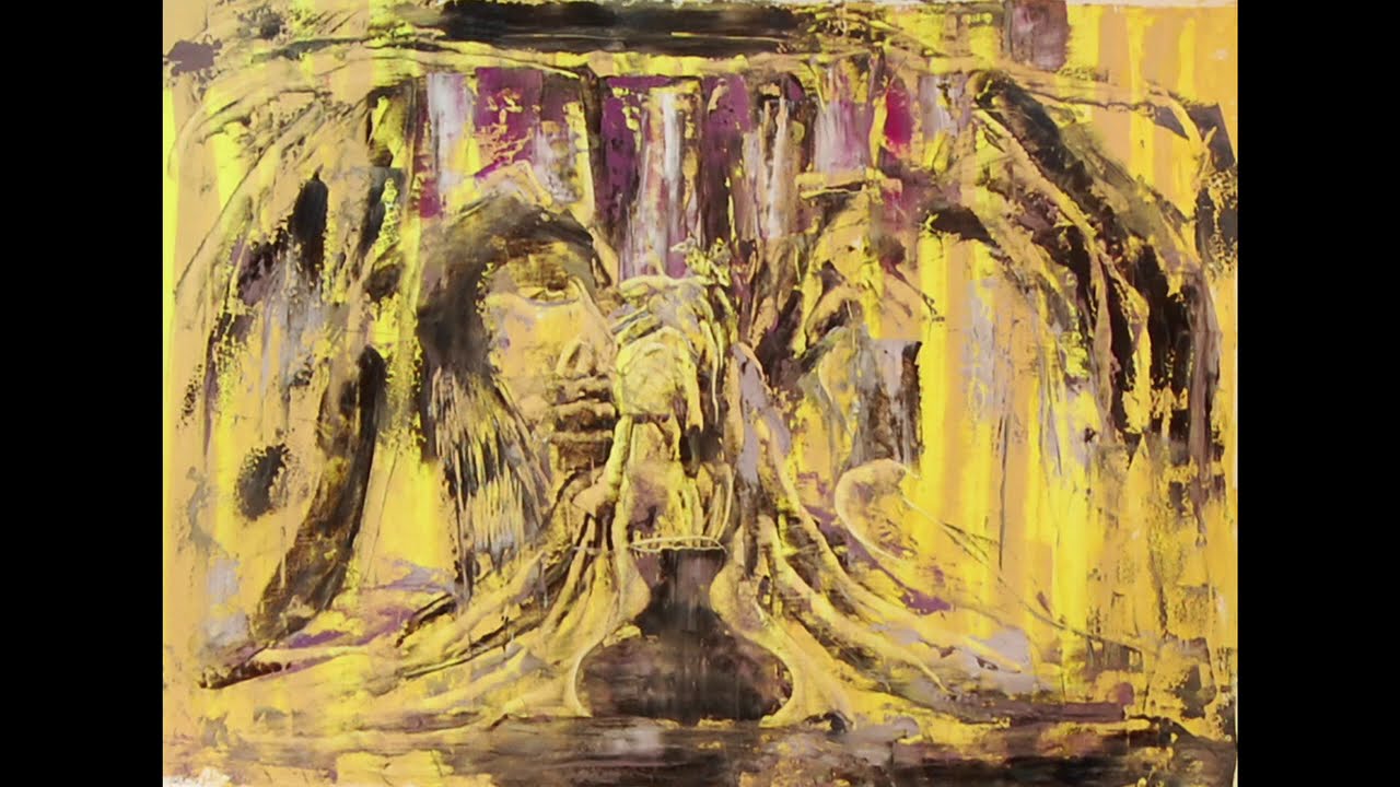 What do you see? The Blessing, a striking painting progression by Mark Weiss