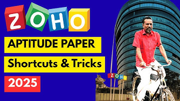 Crack ZOHO 2025 Aptitude in 1 Shot 💯 | Latest Paper Solved with Fastest Tricks!