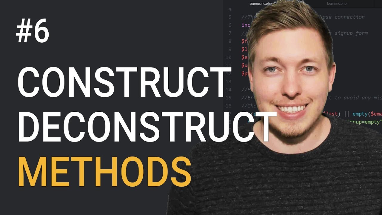 php constructor  2022  6: Constructors and Destructors in OOP PHP | Object Oriented PHP Tutorial For Beginners | mmtuts