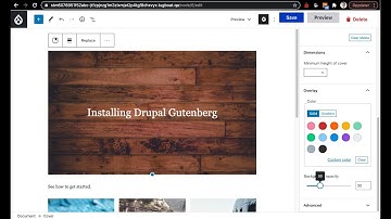 Installing Drupal Gutenberg