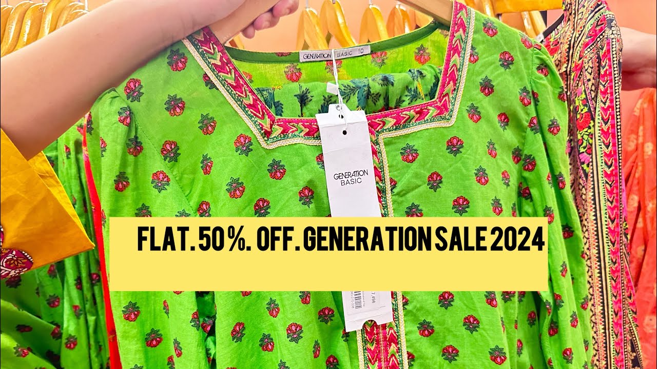 Generation flat 50%off sale mother day Karachi Pakistan 🇵🇰 2024