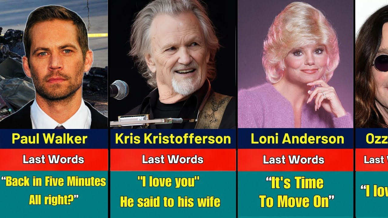 😱 SHOCKING Last Words of 30 Famous Hollywood Actors Before Their Death (With Causes of Death)