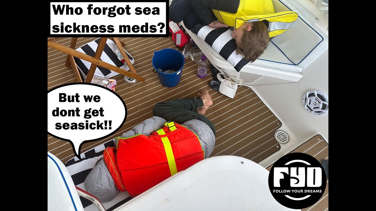 Maiden Voyages & Sea sickness to cross the Wide Bay Bar. Ep 8