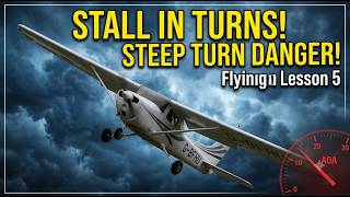 Flying Lesson 5 - Stall in Turns & Base Leg Overshoots | Netherthorpe Airfield (EGNF)