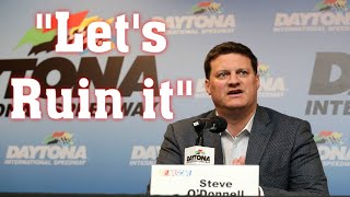 NASCAR be like If it aint broke, break it anyway