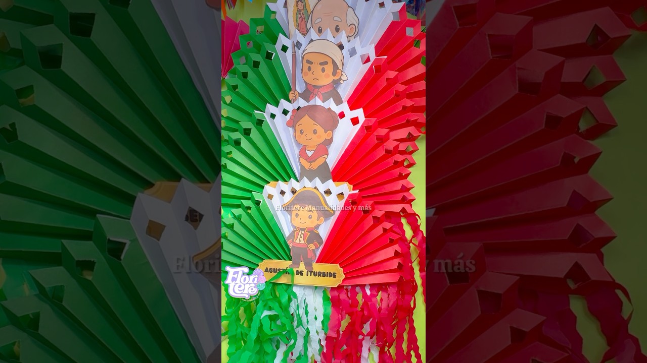 Rosetones de personajes de la independencia de México 🇲🇽 #floritere #fiestaspatrias #diy