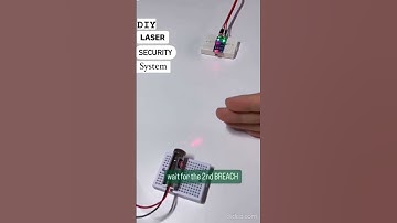 Diy laser security system #electronicdesign #laserproject #youtubeshorts