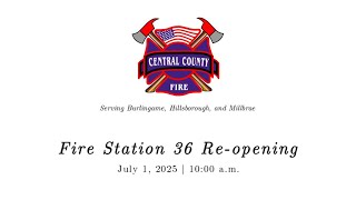CCFD Reopens Fire Station 36