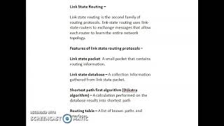 Routing , Routing Algorithms