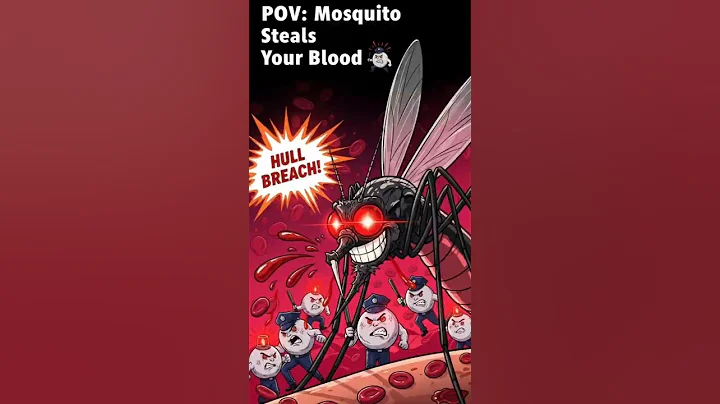 Pov: Mosquito Steal Your Blood :#shorts #mosquito #animation #comedymemes  #bodyfacts  #cartoon #