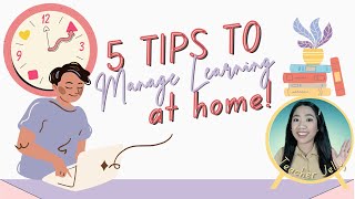 Quick Talk: 5 SPECIFIC WAYS TO MANAGE LEARNING AT HOME! | Teacherella Diaries