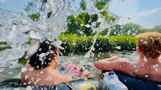 Tubing Down the Apple River in Somerset WI