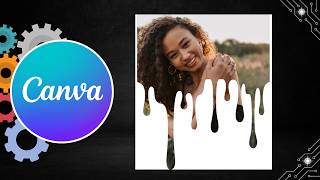 Canva Tutorial: How to Create a Drip Effect with Shape Cutout