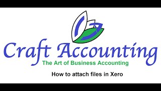 How to attach files in Xero