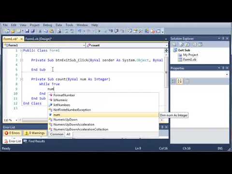 Visual Basic Tutorial   48   Exit Subs