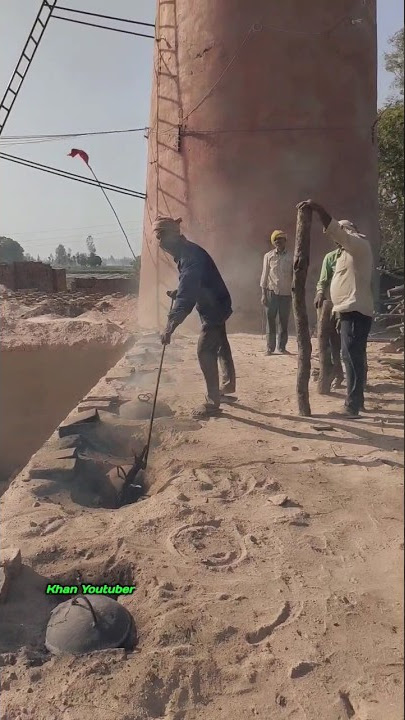 भट्टे पर ईंट कैसे बनती हैं Brick Making #shorts #brickmaking #khanyoutuber #minivlog