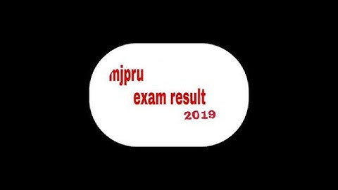 MJPRU UG/PG *result* is out check now👇