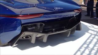 BLUE Jaguar C X75 Prototype !! Blue Jaguar C X75 Prototype