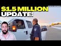 UPDATE! Dad Tased in the Face Gets $1.5 Million | Cop's History Revealed
