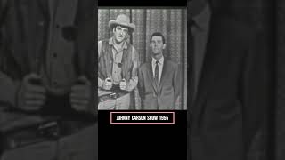 Jim Arness on Johnny Carson 1955 Promoting NEW Gunsmoke