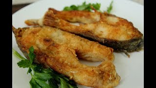 Жареный зеркальный карп / Как пожарить рыбу / Рецепт / Жареная рыба на сковороде