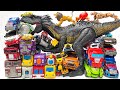 [NEW] TRANSFORMERS JURASSIC WORLD The Ride! full Bumblebee, Optimus, Megatron Car Garage Adventure