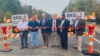 Replacement bridge on US 80 near Minden completed