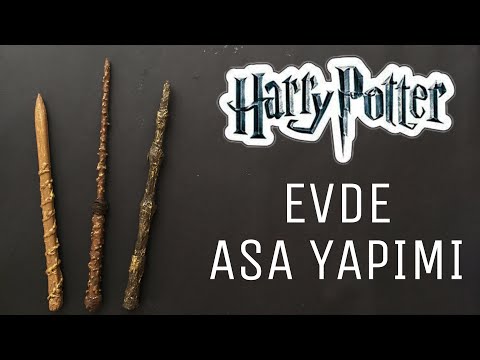 Harry Potter Asa Yapımı | Evde Kendi Asanı Yap / 3 Farklı Kolay Yöntem DIY Kendin Yap