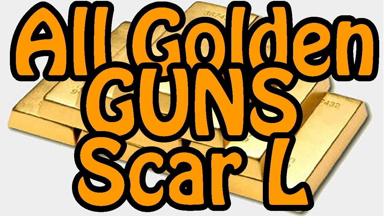 MW3: All Golden Guns "Gold Scar L" (Modern Warfare 3 Gameplay/Commentary)