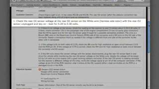 Identifix: Mercury Villager - Check Engine Light and P0138 & P0139