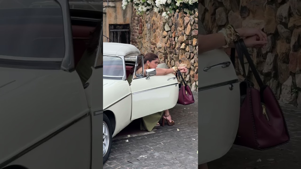 Sharvari wagh slaying her look at Bangkok shooting time with miraggio fancy bags. 💞💞 Subscribe plz