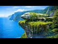 Solo Girl Builds Luxury Cliff Cabin Inside a Crashed Plane (ASMR)