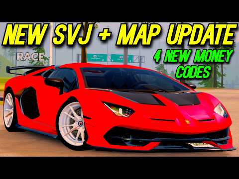 *NEW* LAMBORGHINI SVJ + 4 MONEY CODES &amp; MAP UPDATE IN GHOST DRIVER ROBLOX!