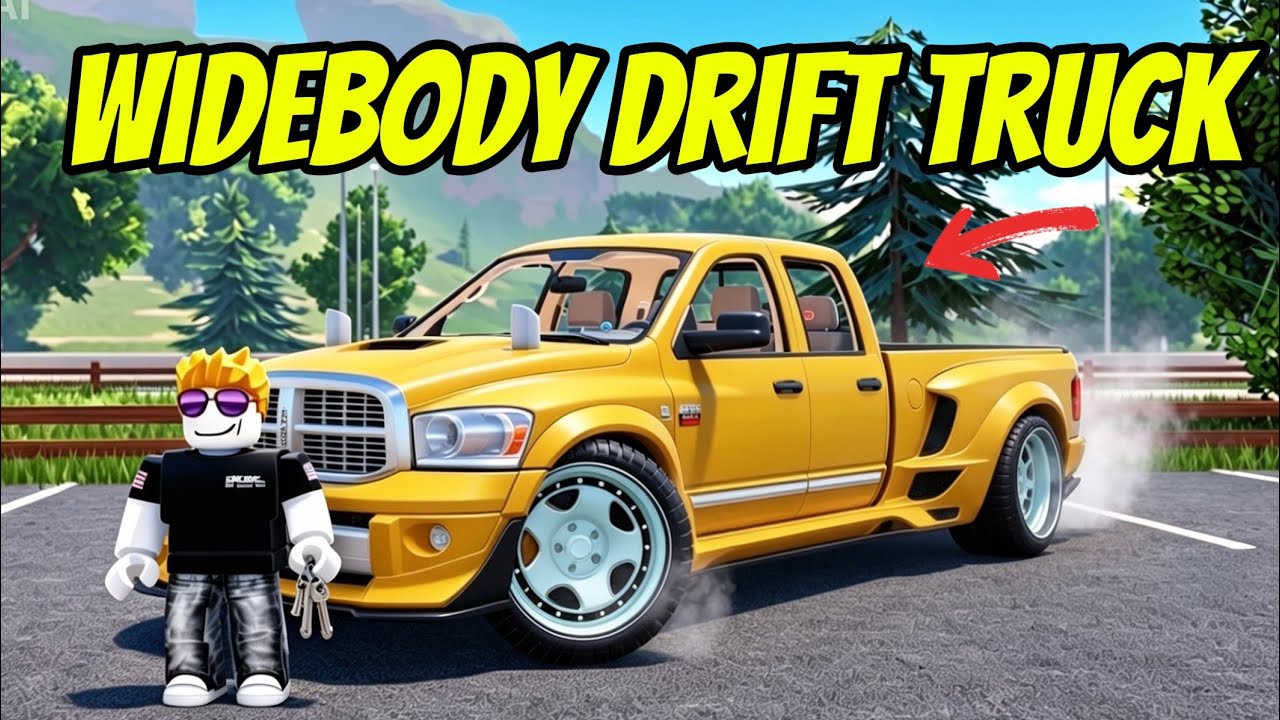 I Built A Insane WideBody Drift Truck In APM | Roblox American Plains ...