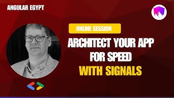 October 2025 | (GDE) Sander (Architect Your App for Speed with Signals) - (Live with Angular Egypt)