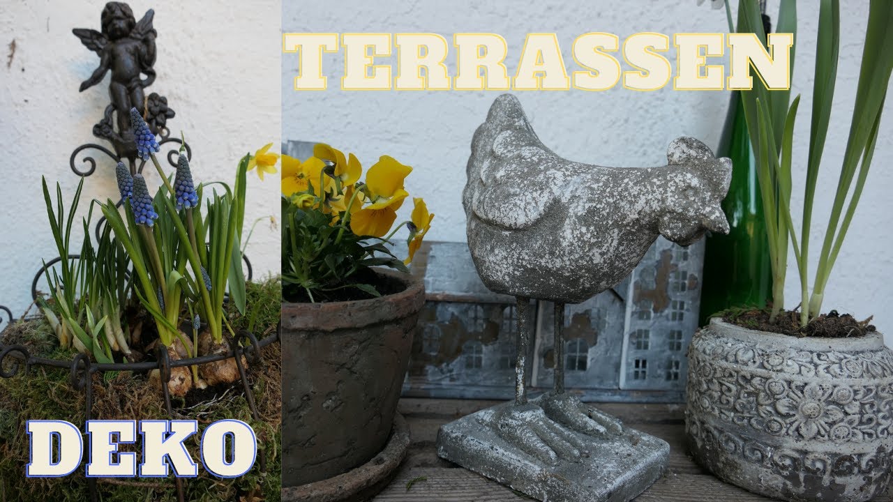 Blumige Frühlingsdeko 💛💙 | Dekoidee für Balkon, Terrasse & Eingangsbereich | mit Spendenaktion 🇺🇦