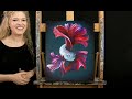 Learn How to Paint BETTA FISH with Acrylic - Paint and Sip - Step by Step Landscape Lesson