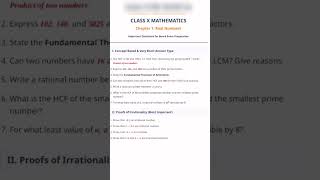 CBSE Class10th Maths Important Questions Chapter-1 Real Numbers #cbseclass10 #maths #boardexam