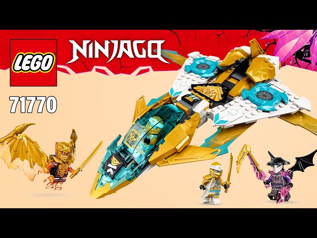 LEGO NINJAGO Zane's Golden Dragon Jet (71770)[258 pcs] Step-By