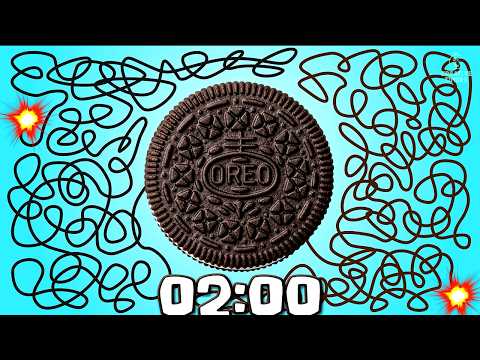 2 MINUTE Timer - OREO (COOKIE BOMB) ⚫​​🍪​ Classroom Countdown With Music