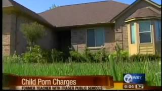 Teacher Charged With Having Child Porn