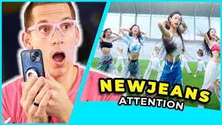 Famous NewJeans "ATTENTION" OMV Reaction | First Time Hearing K-Pop Wealth
