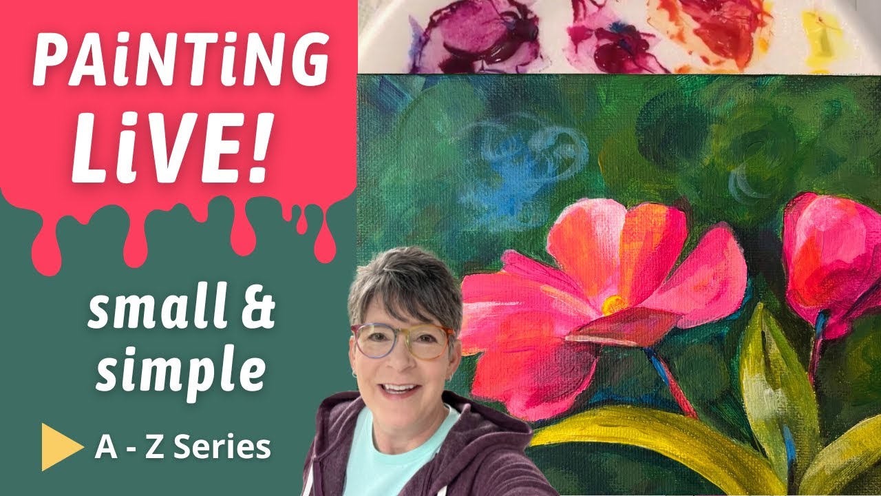 Paint Simple to improve faster! Beginner to Advance impatiens Flowers