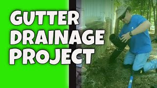 Gutter Project - Lowe's Corrugated Pipe Addition
