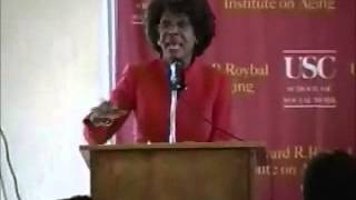 Maxine Waters Speaks at Advocates for African American Elders Inaugural Event Profile