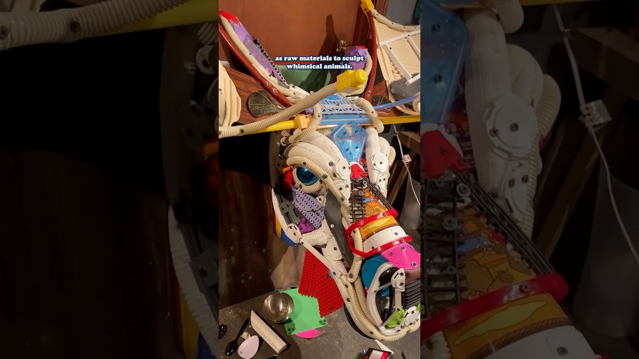 You'll never believe where she gets her art supplies!  Artist Stephanie Daigle