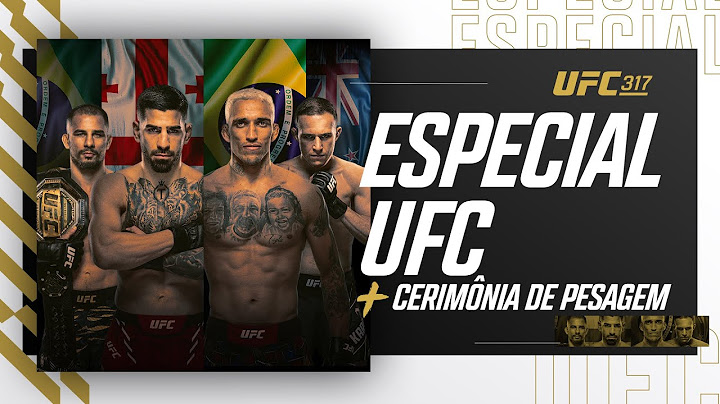 Especial + Cerimônia de Pesagem | UFC 317: Topuria x Oliveira