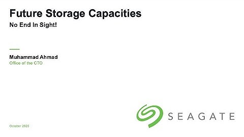 Future Storage Capacities