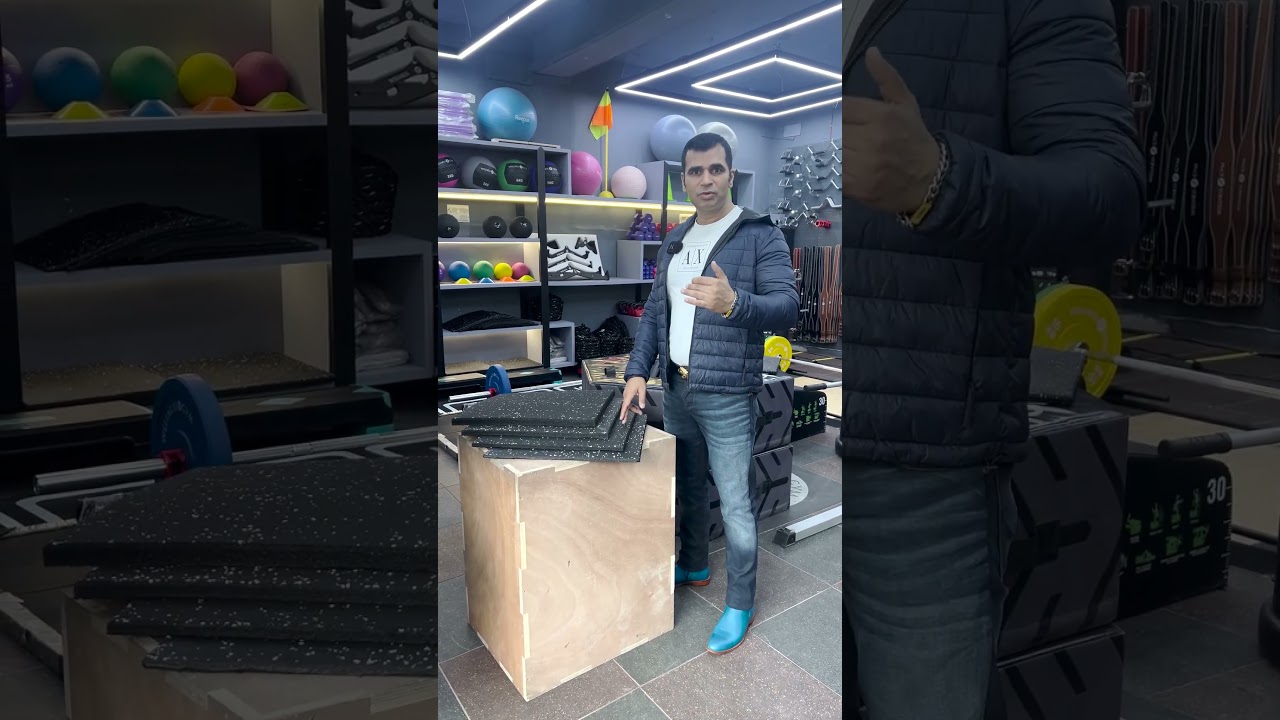 Gym Flooring | Indigenous Recycled Rubber Flooring | Wellness GYM Equipment | Puneet Nindra